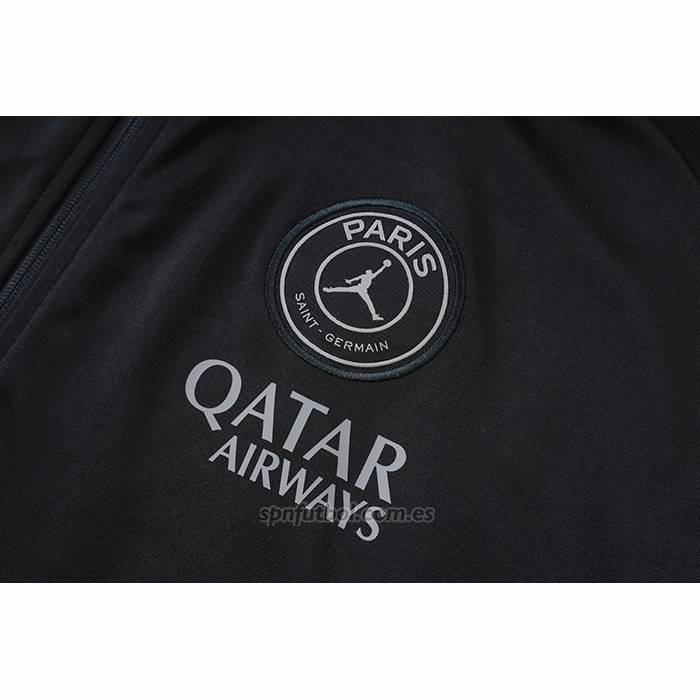 Chandal de Chaqueta del  Paris Saint-Germain Jordan Nino 2025-2026 Negro